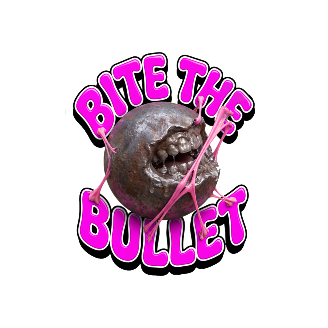 Bite The Bullet Bubblegum — Sticker