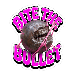Bite The Bullet Bubblegum — Sticker