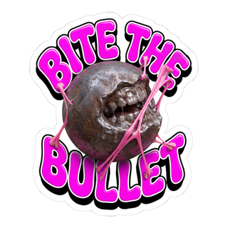 Bite The Bullet Bubblegum — Sticker