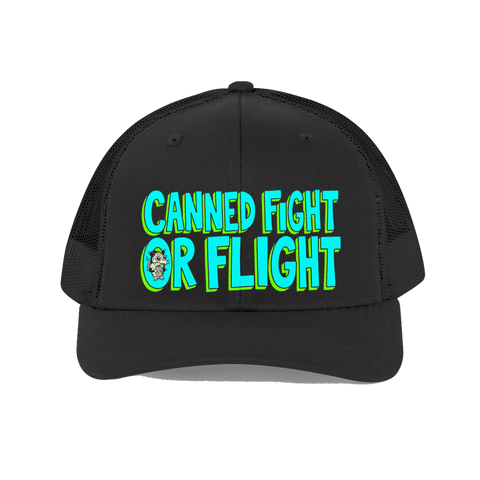 Canned Fight-Or-Flight — Funny Possum Energy Drink Hat