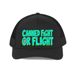 Canned Fight-Or-Flight — Funny Possum Energy Drink Hat
