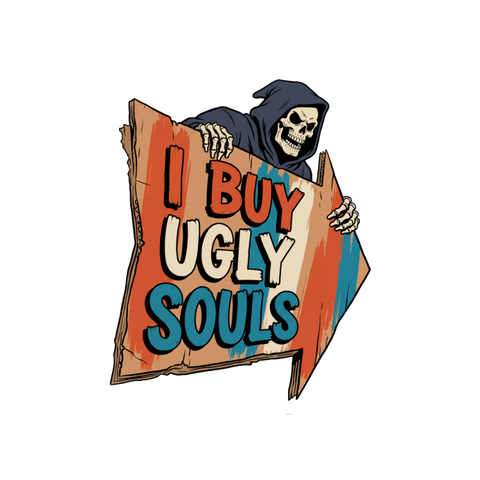 Cash 4 Ugly Souls — Sticker