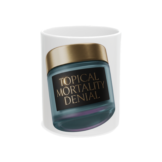 Cellular Denial Crème Mug — Funny Anti-Aging Skincare Cup