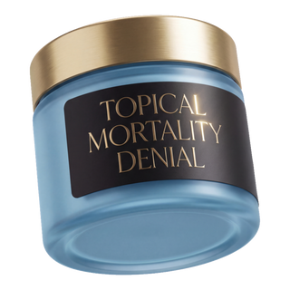 Cellular Denial Crème — Funny Skincare Parody Sticker