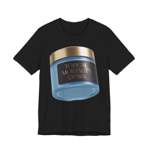 Cellular Denial Crème — Funny Existential Skincare Tee