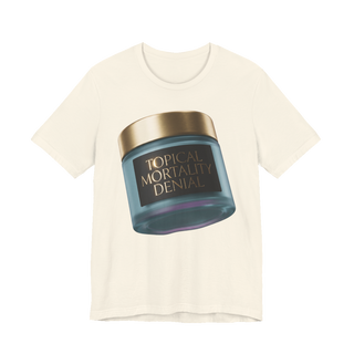 Cellular Denial Crème — Funny Existential Skincare Tee