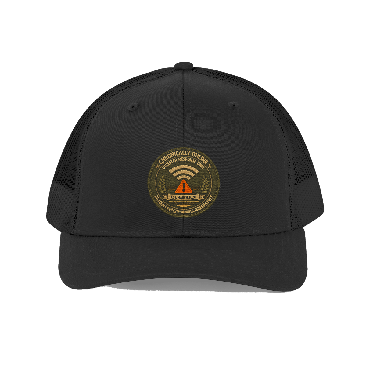 Chronically Online Disaster Response, Incident #69420, Authorized Personnel Only — Hat