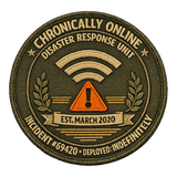 Chronically Online Disaster Response, Incident #69420, Authorized Personnel Only — Sticker