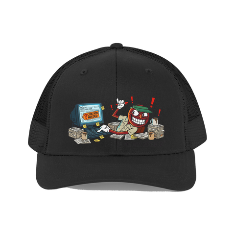 Citation Needed Hat — Funny Fact Checker Trucker Cap — Black