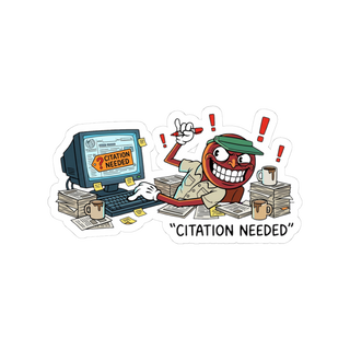 Citation Needed Sticker - Epistemological Maintenance