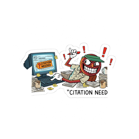 Citation Needed Sticker - Epistemological Maintenance