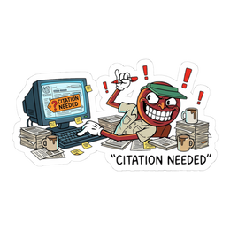 Citation Needed Sticker - Epistemological Maintenance