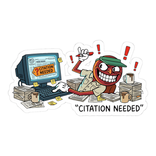 Citation Needed Sticker - Epistemological Maintenance