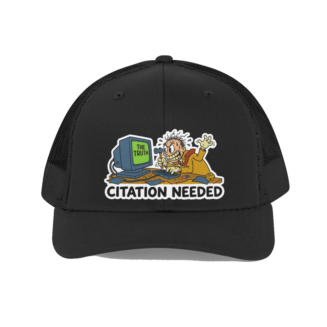 Citation Needed Hat — Funny Wikipedia Editor Dad Cap