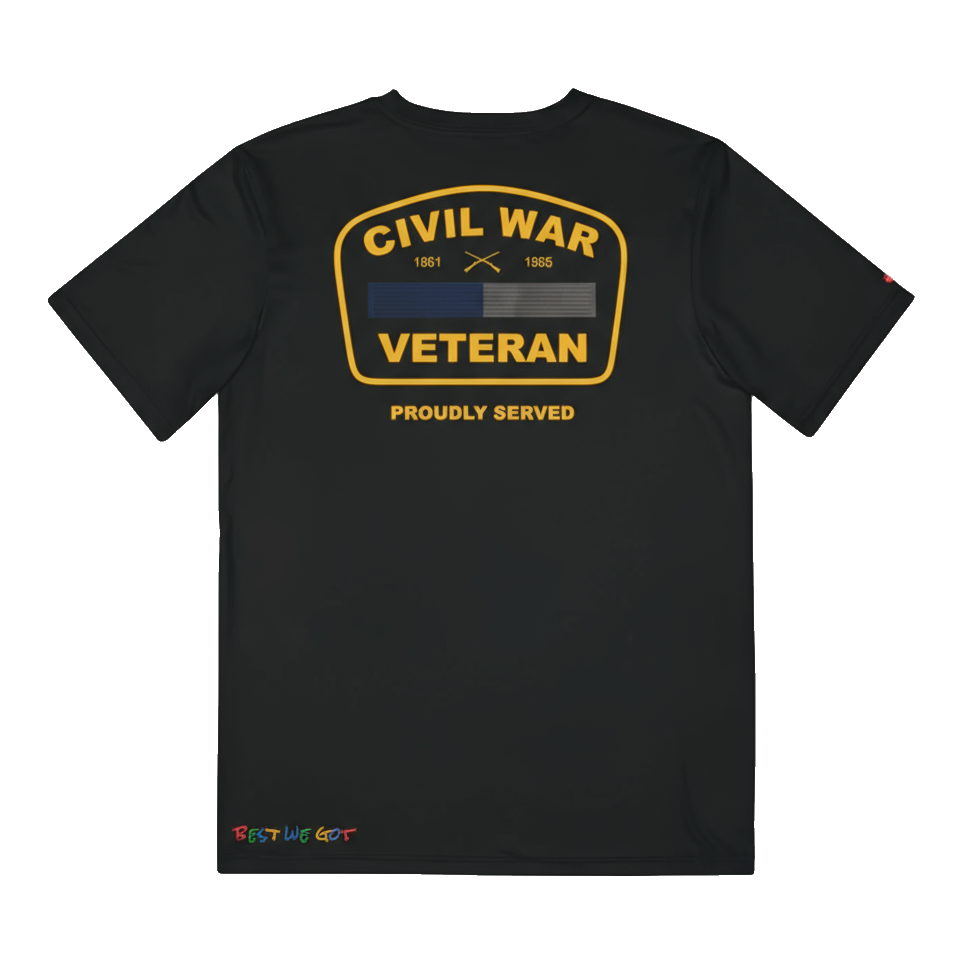Civil War Veteran Tee — Proudly Served (1861-1865)