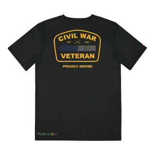 Civil War Veteran T-Shirt — Proudly Served (1861-1865)