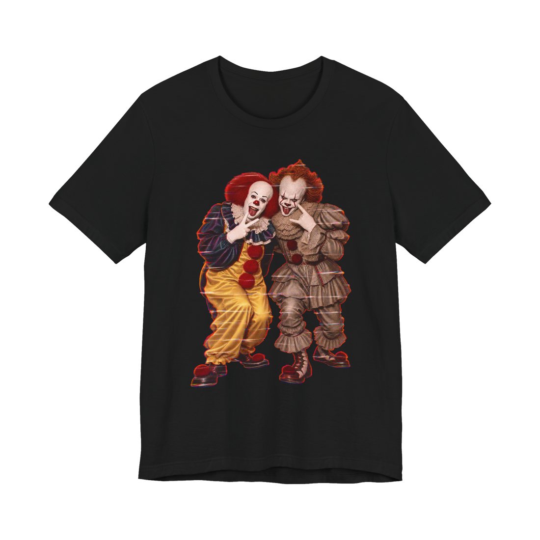 Clown to Clown Communication T-Shirt — Funny Pennywise IT Clowns — Black