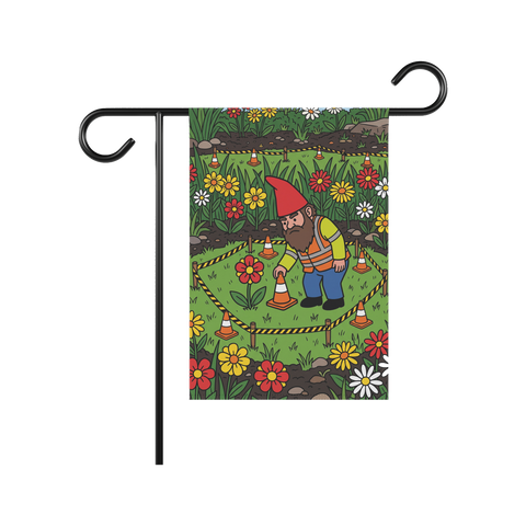 Cone of Concern - Funny Warning Garden Flag