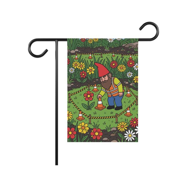 Cone of Concern - Funny Warning Garden Flag