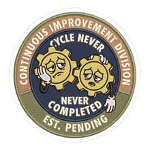 Continuous Improvement Division — Funny Corporate Sticker