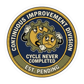 Continuous Improvement Division — Funny Corporate Sticker