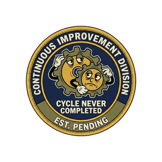 Continuous Improvement Division — Funny Corporate Sticker