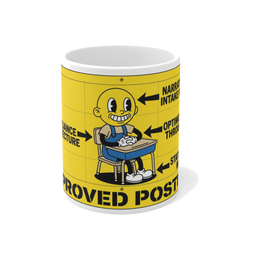 Correct Seating Posture Re-Education — Funny Office Mug