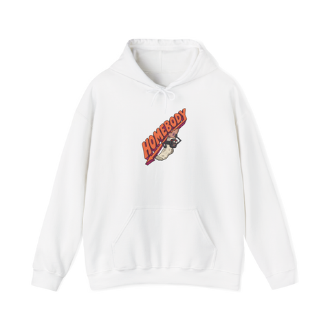 Court-Ordered Homebody — House Arrest Hoodie — White