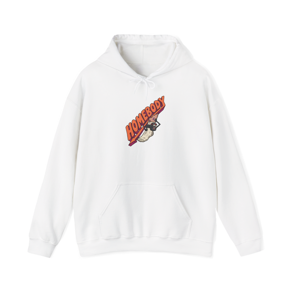 Court-Ordered Homebody — House Arrest Hoodie — White
