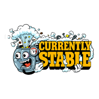 Currently Stable Sticker — Funny Mental Health Decal