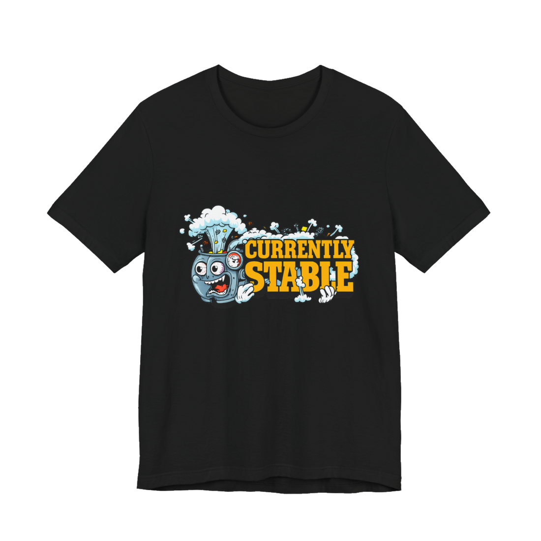 Currently Stable — Funny Burnout Graphic Tee