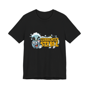 Currently Stable — Funny Burnout Graphic Tee