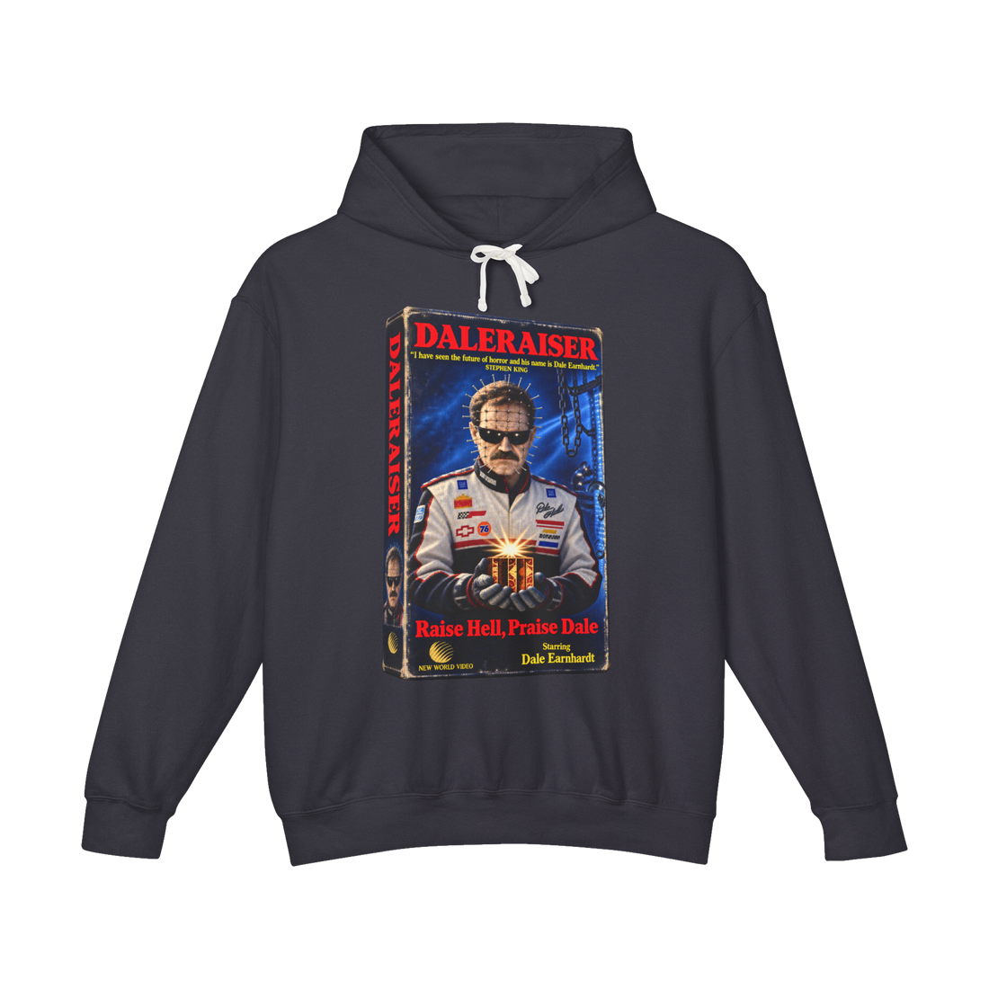 Daleraiser Hoodie — Funny Dale Earnhardt Hellraiser — Black