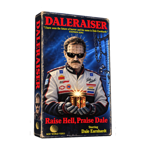 Daleraiser Sticker — Funny Dale Earnhardt Hellraiser — White