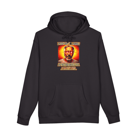 Deep Fried Epstein Motivation Hoodie — Didnt Kill Himself Meme Suicide — Black