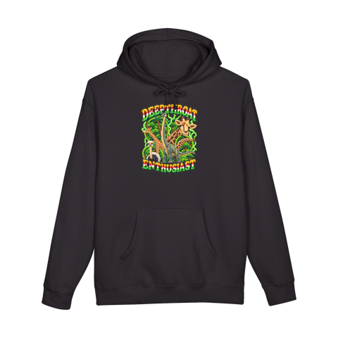 Deepthroat Enthusiast Hoodie — Balloon Animals 90S Bootleg Double — Black