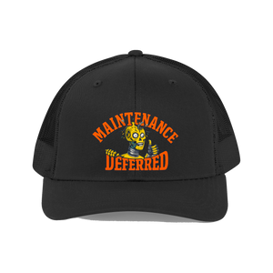 Deferred Maintenance Hat — Funny Crash Test Dummy Cap