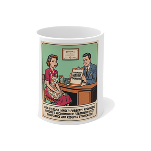 Diagnosed: Having Opinions — Funny Feminist Coffee Mug