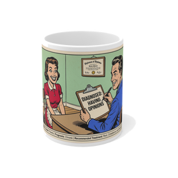 Diagnosed: Having Opinions — Funny Feminist Coffee Mug