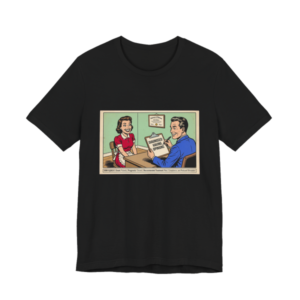 Diagnosed: Having Opinions — Funny Feminist Tee