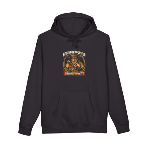 Draw Your Damn Boundaries — Funny Therapist Hoodie — Black