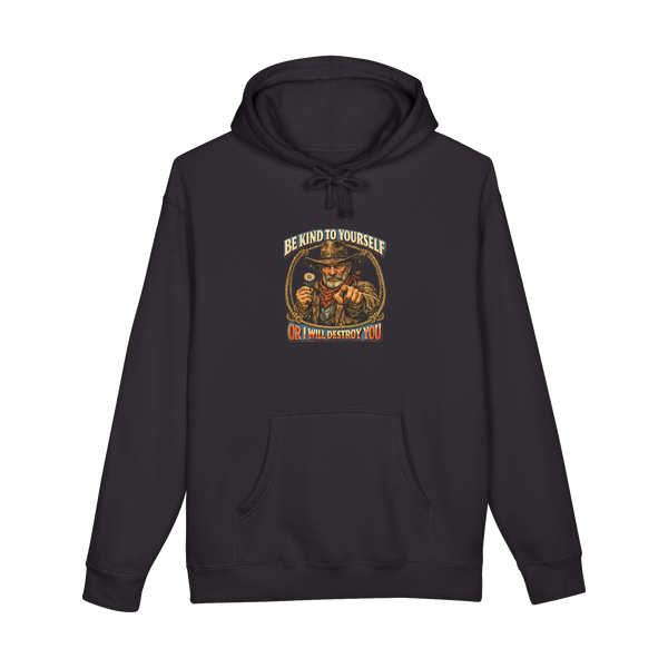 Draw Your Damn Boundaries — Funny Therapist Hoodie — Black