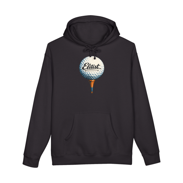 Elitist Golf Parody Hoodie — Funny Country Club Sweatshirt — Black