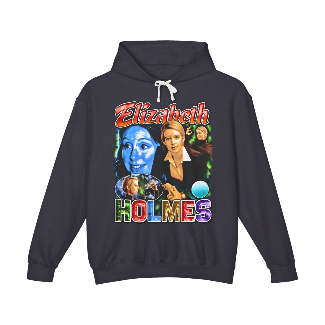 Elizabeth Holmes Rap Tribute Hoodie — Funny Elizabeth Holmes Theranos — Black