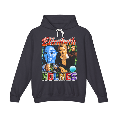Elizabeth Holmes Rap Tribute Hoodie — Funny Elizabeth Holmes Theranos — Black