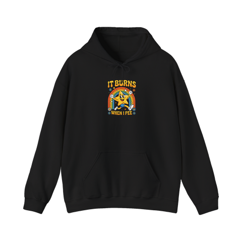 Excruciating Flank Pain — Funny Kidney Stone Hoodie — Black