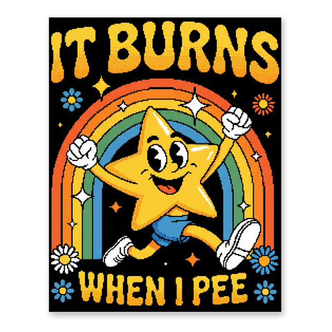Excruciating Flank Pain — Funny Kidney Stone Poster