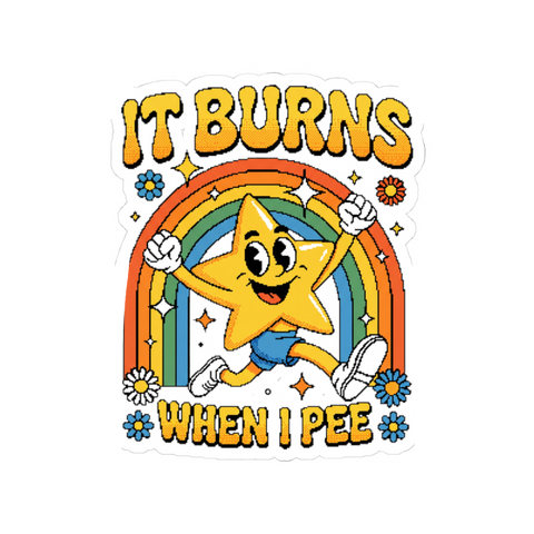 Excruciating Flank Pain — Sticker