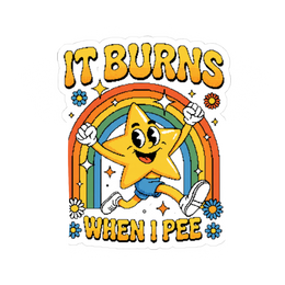 Excruciating Flank Pain — Sticker