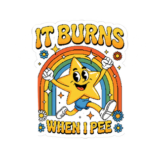 Excruciating Flank Pain — Sticker